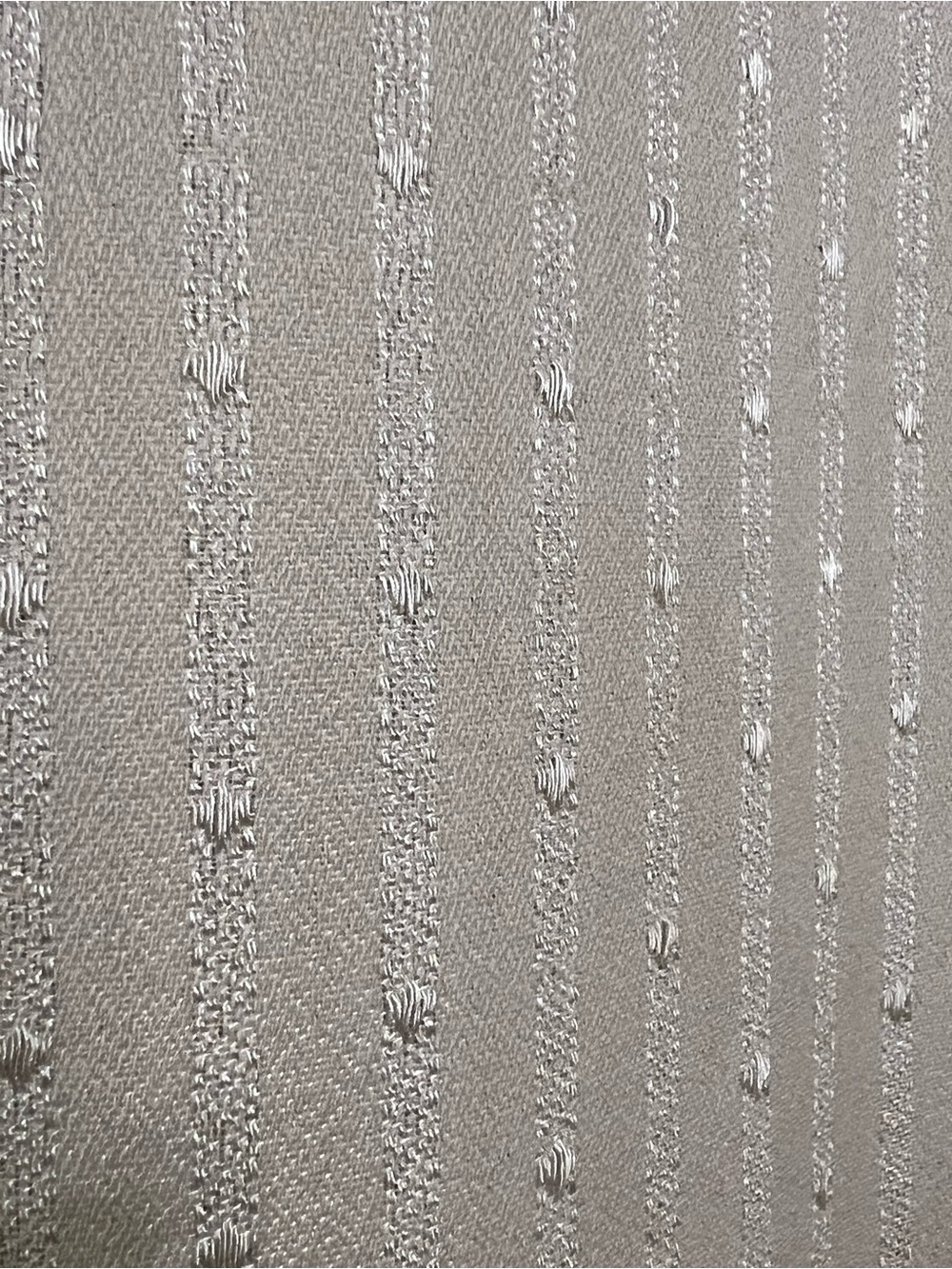 Neutral Cream Dot-Pattern Curtain Panels (5) - Picture 3 of 5